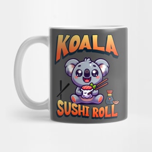 Koala Sushi Roll - Adorable Animal & Japanese Cuisine Mug